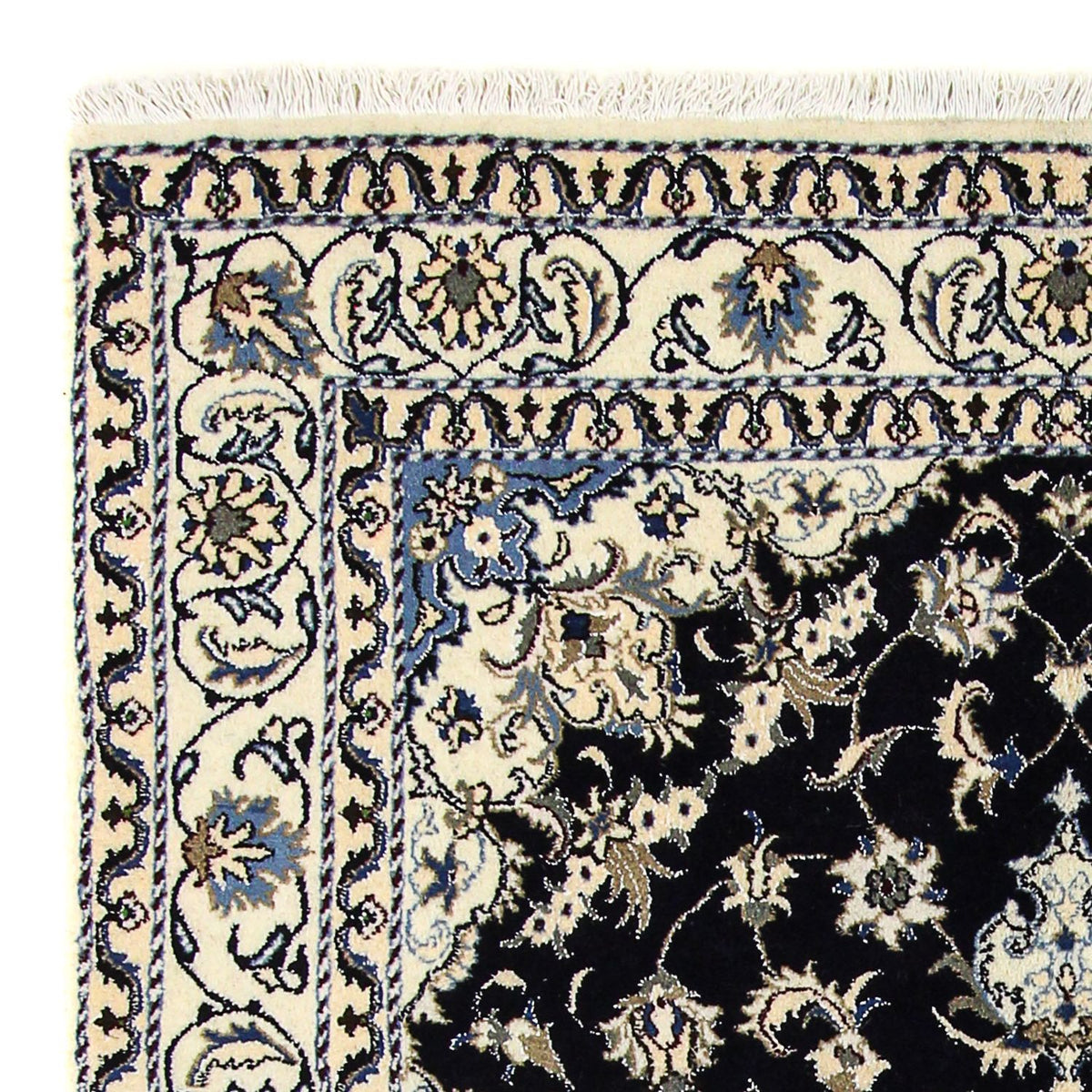 Perser Rug - Nain - 234 x 168 cm - dark blue