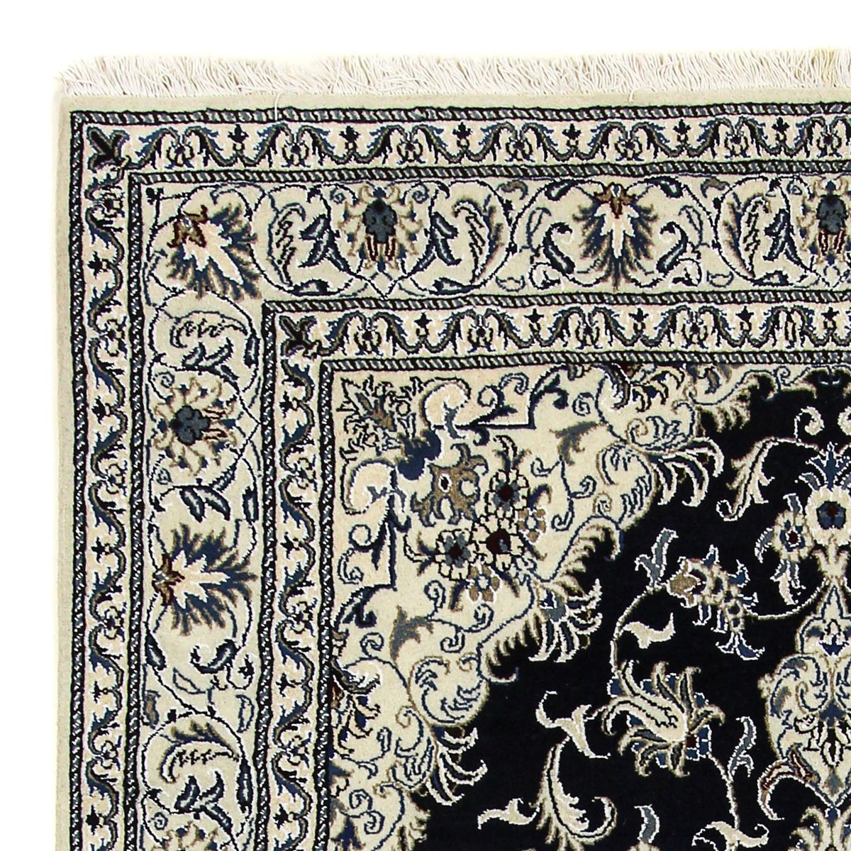 Perser Rug - Nain - 246 x 164 cm - dark blue