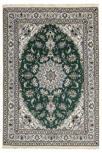 Perser Rug - Nain - 244 x 168 cm - dark green