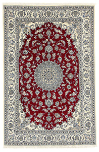 Perser Rug - Nain - 295 x 193 cm - dark red