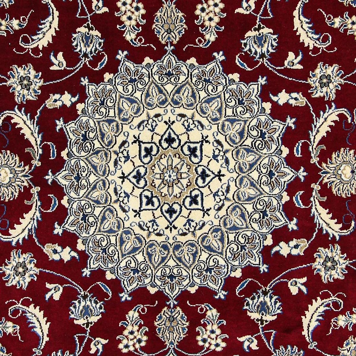 Perser Rug - Nain - 297 x 200 cm - dark red