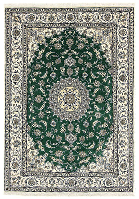 Perser Rug - Nain - 286 x 200 cm - dark green