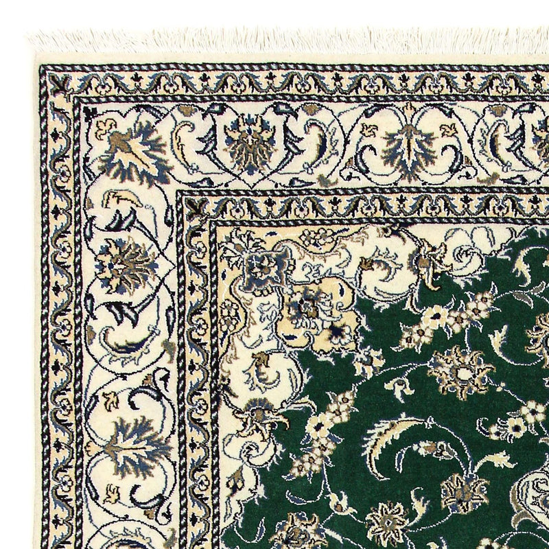 Perser Rug - Nain - 286 x 200 cm - dark green