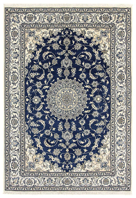Perser Rug - Nain - 290 x 198 cm - dark blue