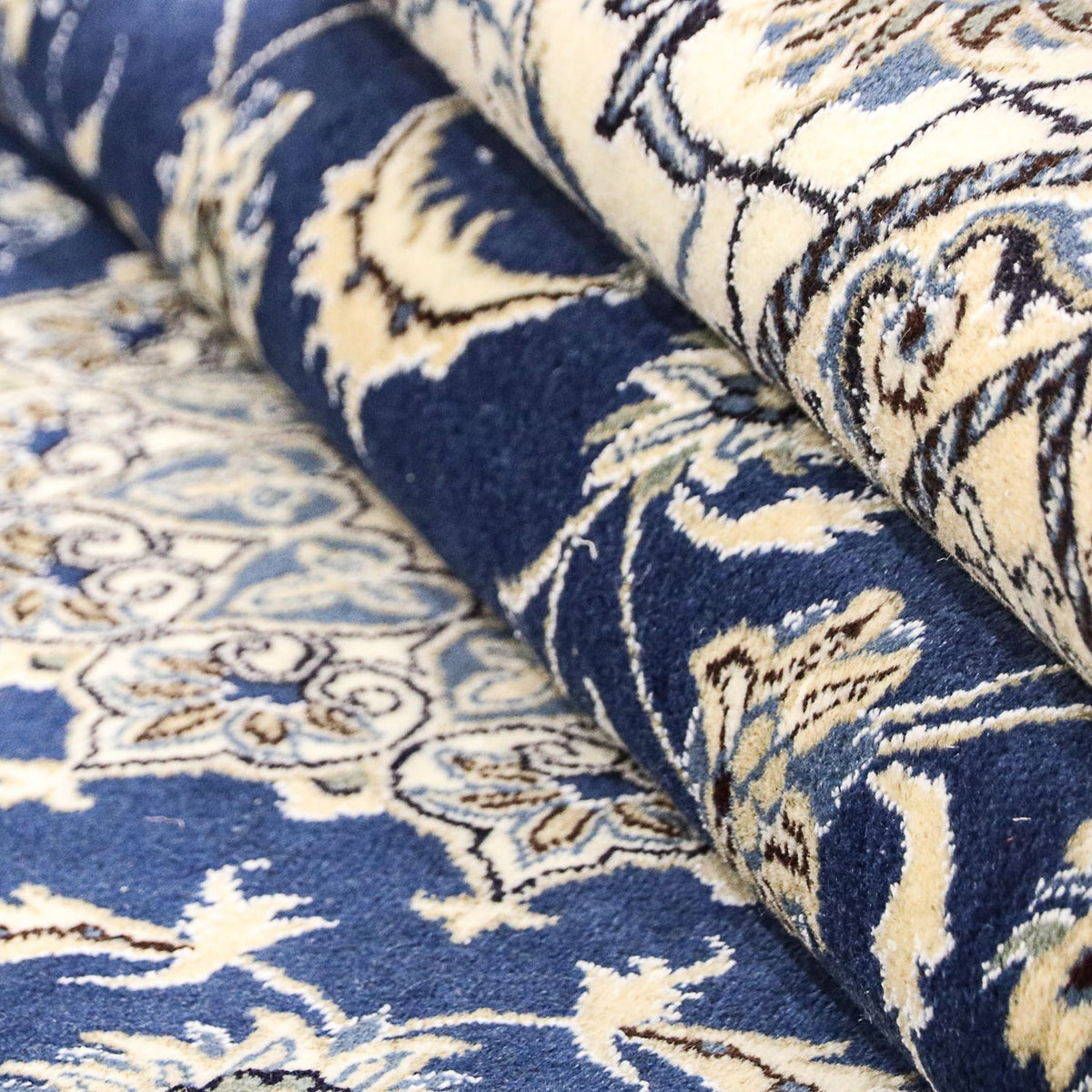 Perser Rug - Nain - 290 x 198 cm - dark blue