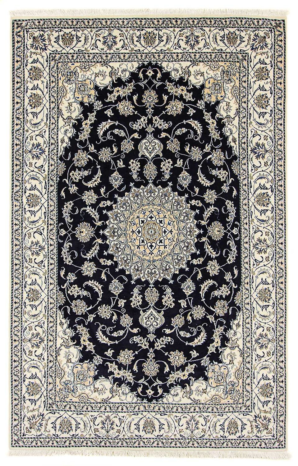 Perser Rug - Nain - 305 x 193 cm - dark blue
