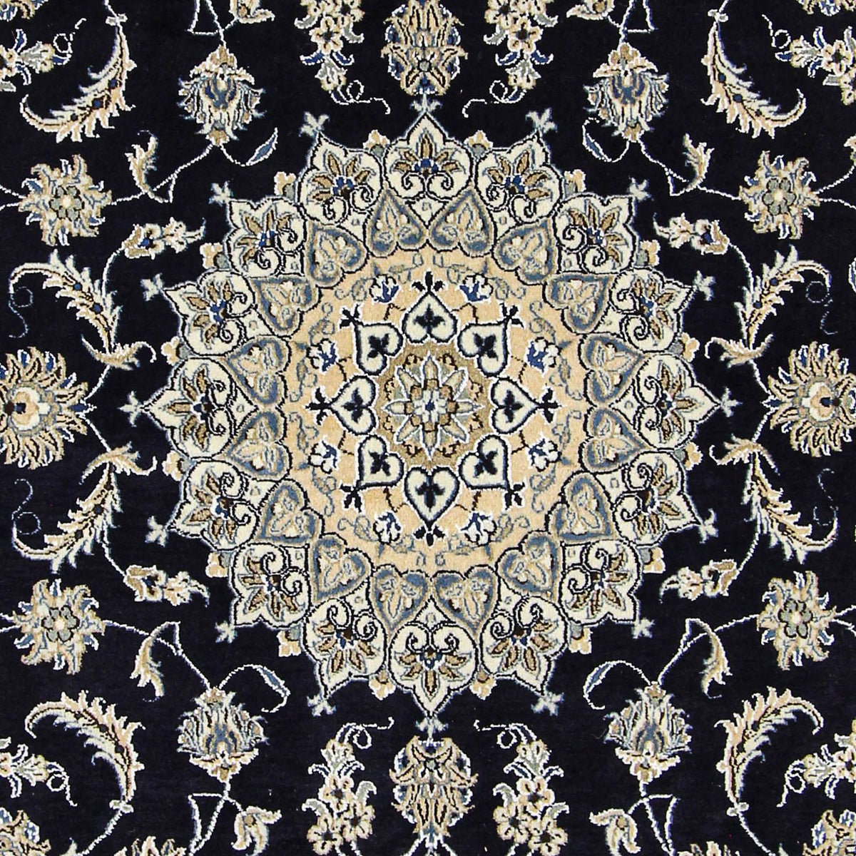 Perser Rug - Nain - 305 x 193 cm - dark blue