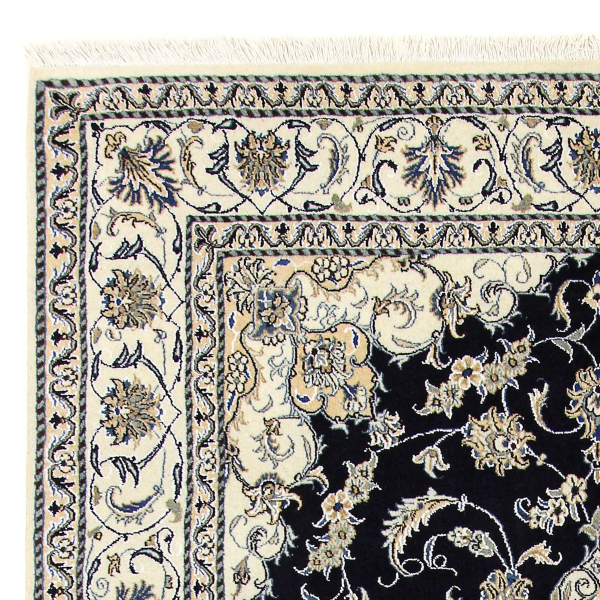 Perser Rug - Nain - 305 x 193 cm - dark blue