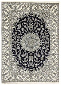 Perser Rug - Nain - 343 x 251 cm - dark blue