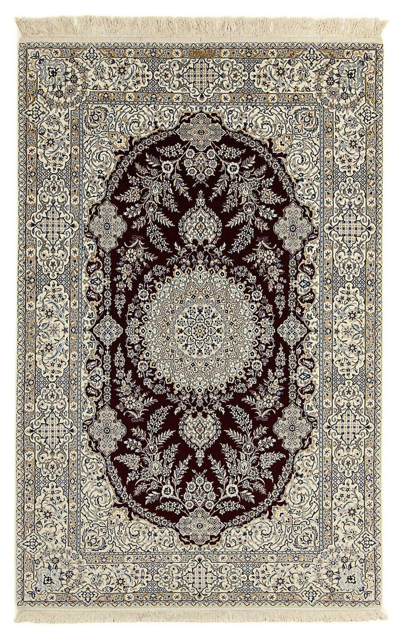 Perser Rug - Nain - Premium - 245 x 151 cm - dark blue