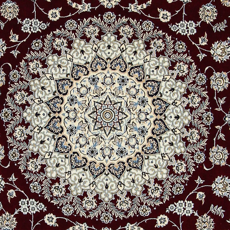 Perser Rug - Nain - Premium square  - 207 x 206 cm - dark red