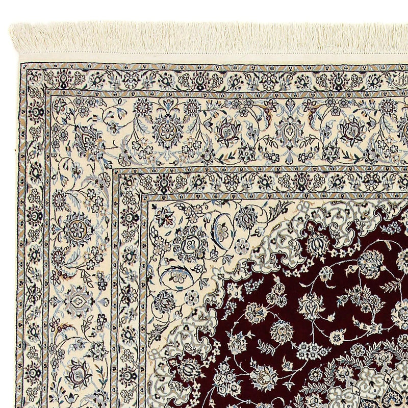 Perser Rug - Nain - Premium square  - 207 x 206 cm - dark red