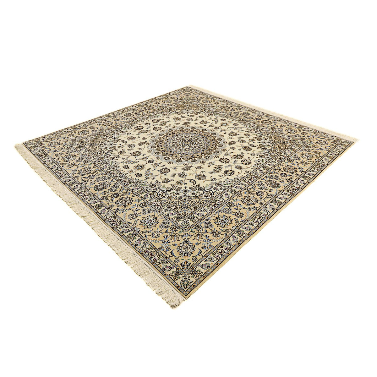 Perser Rug - Nain - Premium square  - 205 x 205 cm - beige