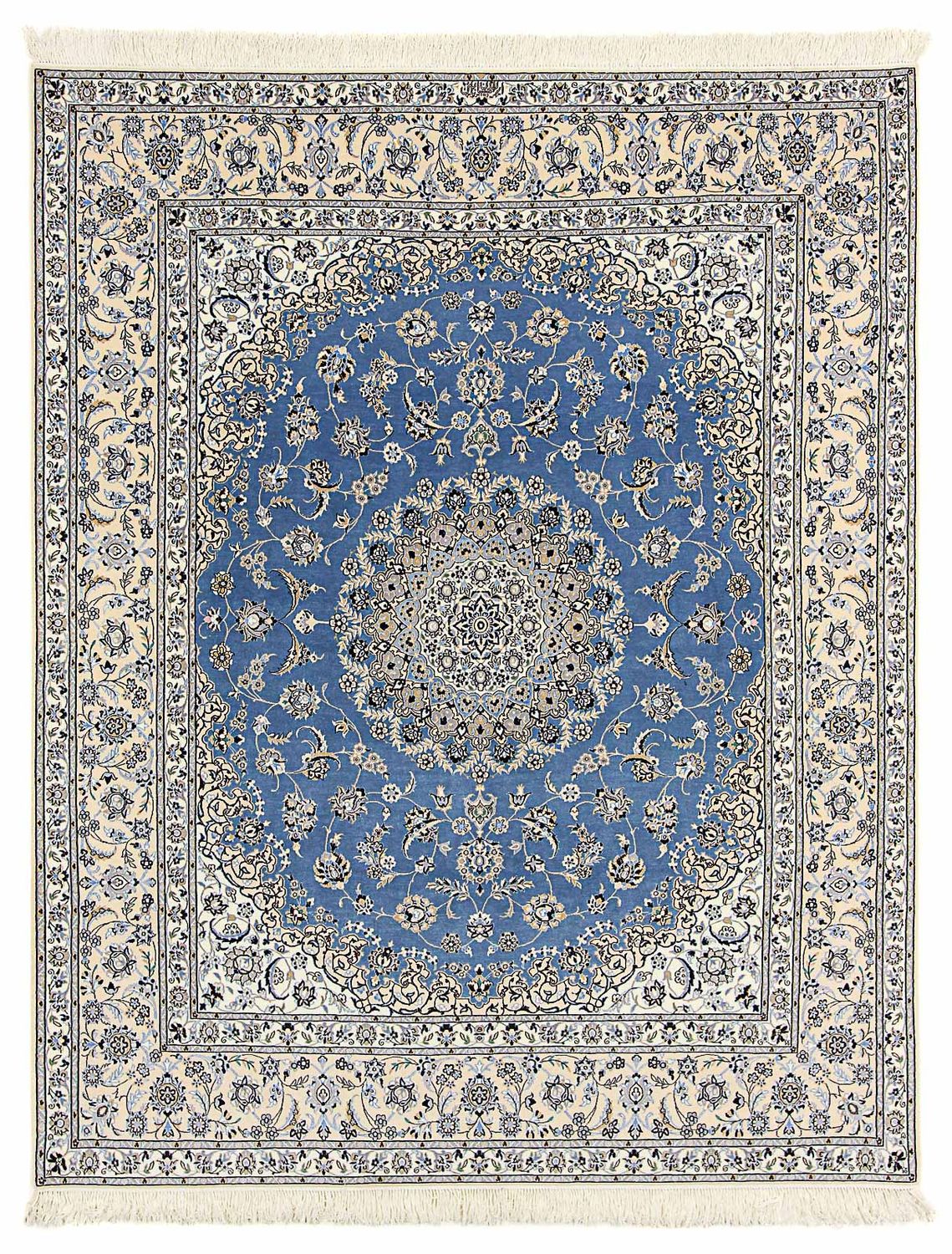 Perser Rug - Nain - Premium - 255 x 206 cm - blue
