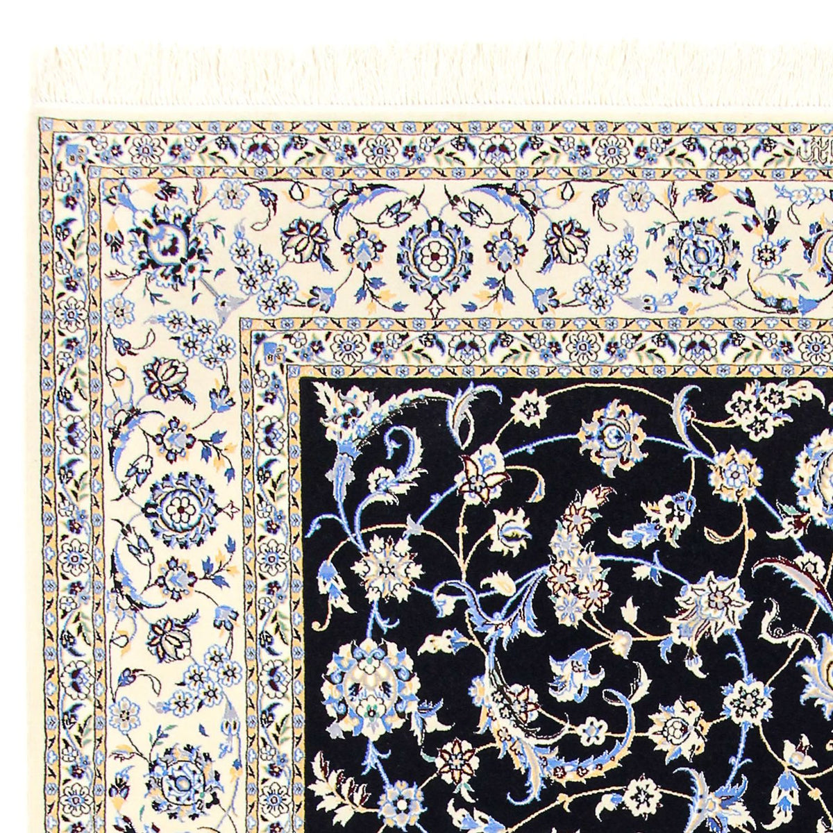 Perser Rug - Nain - Premium - 300 x 200 cm - dark blue