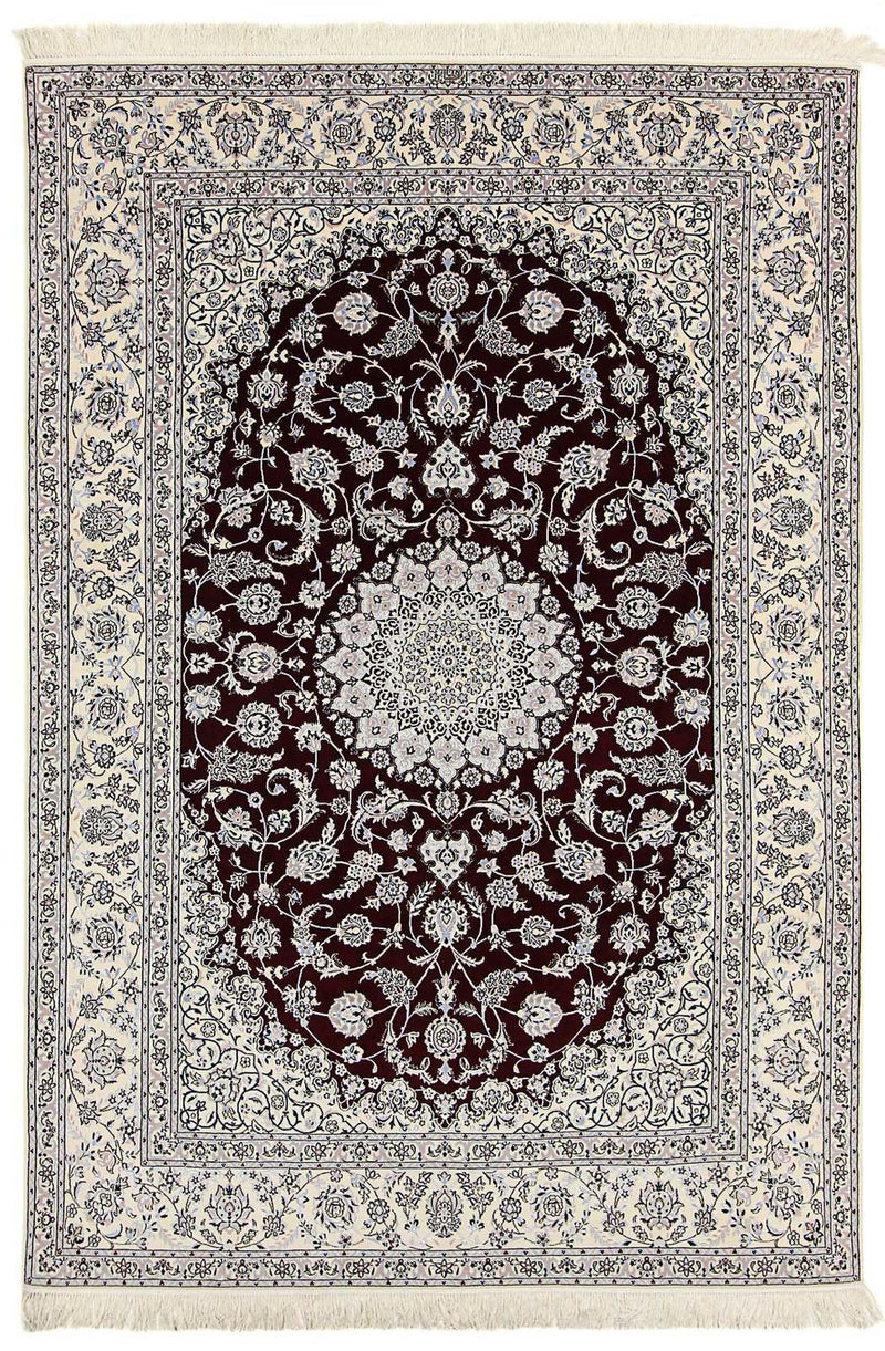 Perser Rug - Nain - Premium - 298 x 201 cm - dark red