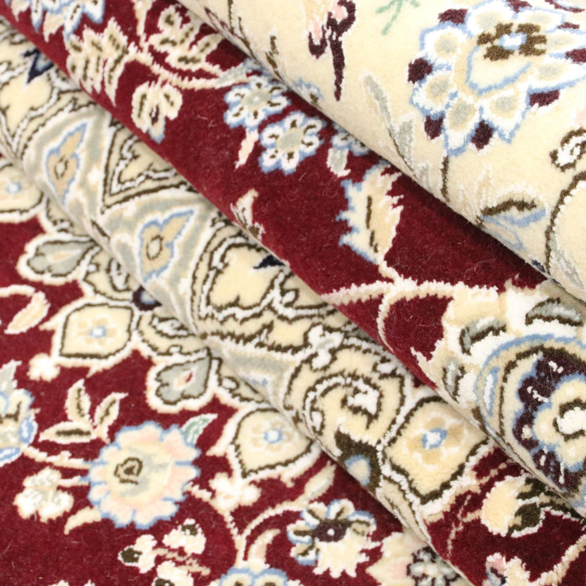 Perser Rug - Nain - Royal - 303 x 202 cm - wine red