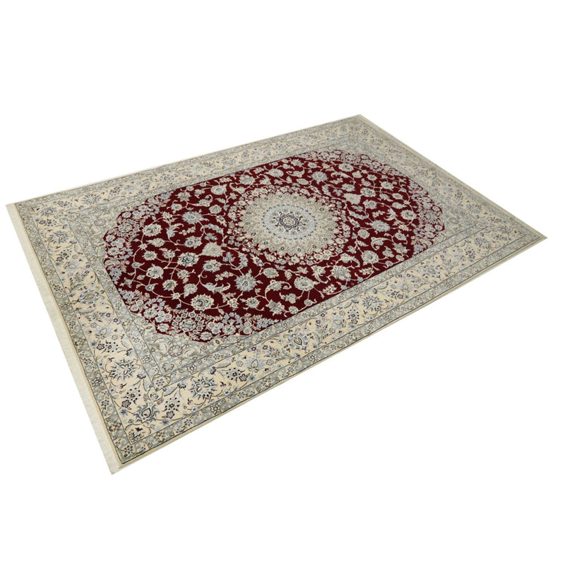 Perser Rug - Nain - Royal - 303 x 202 cm - wine red