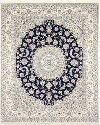 Perser Rug - Nain - Royal - 304 x 250 cm - dark blue