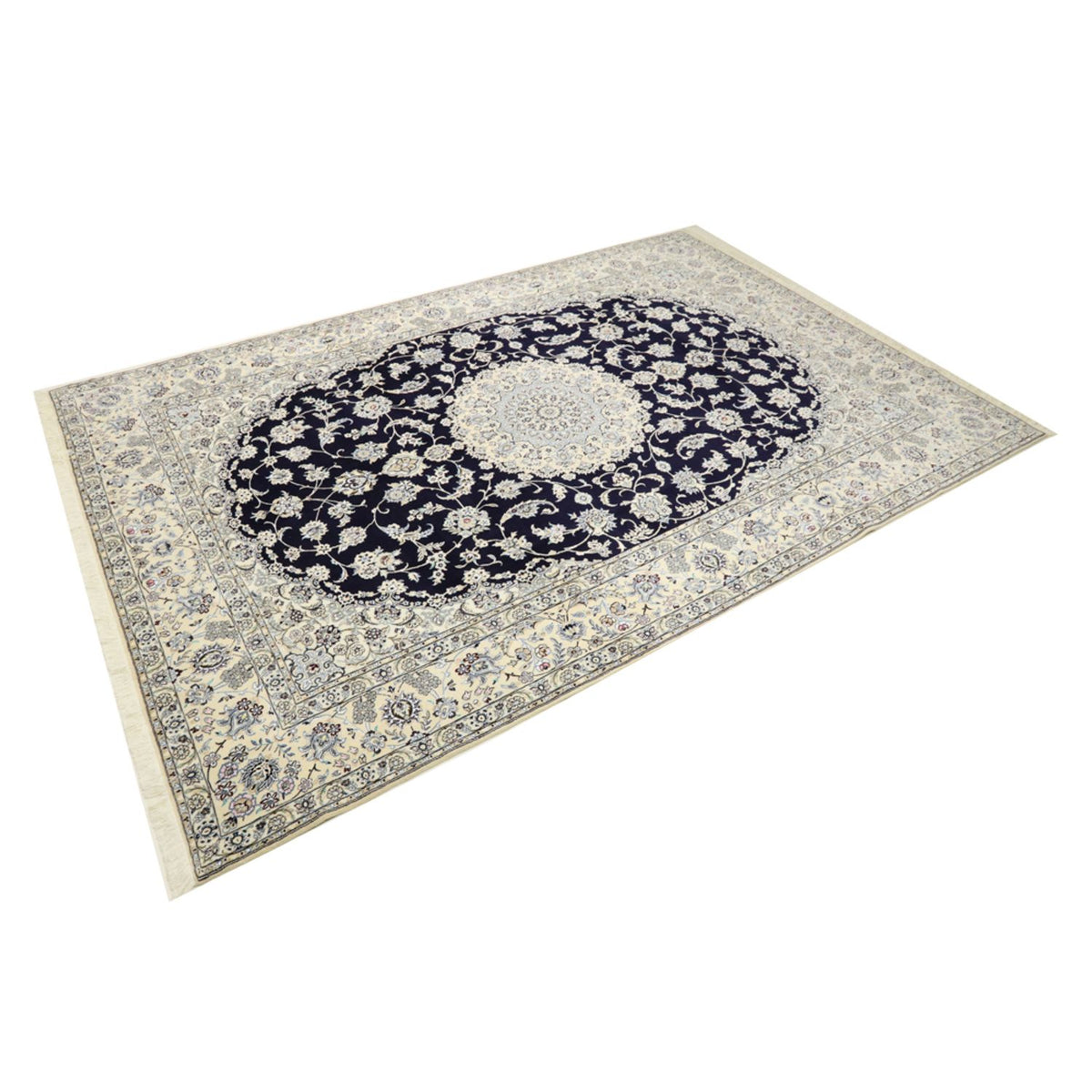 Perser Rug - Nain - Royal - 360 x 248 cm - dark blue