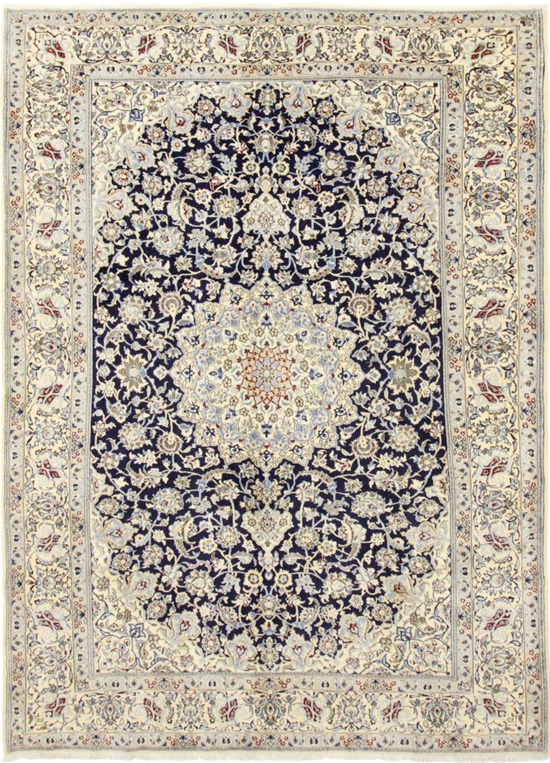 Perser Rug - Nain - Royal - 296 x 203 cm - dark blue