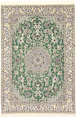 Perser Rug - Nain - Royal - 198 x 130 cm - green