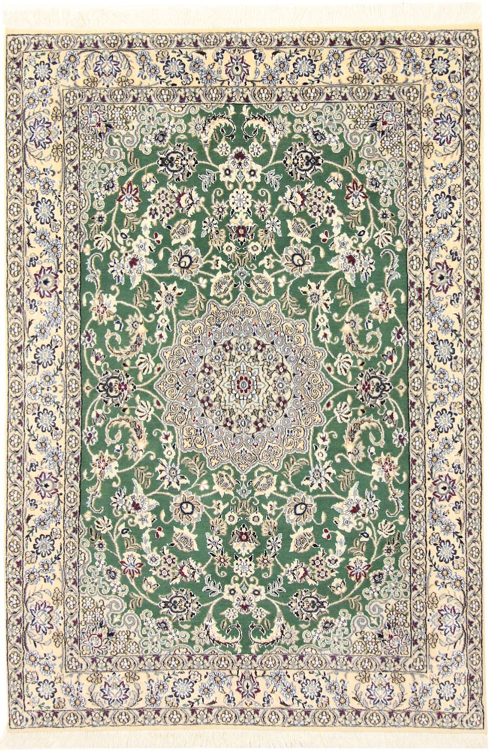 Perser Rug - Nain - Royal - 198 x 130 cm - green