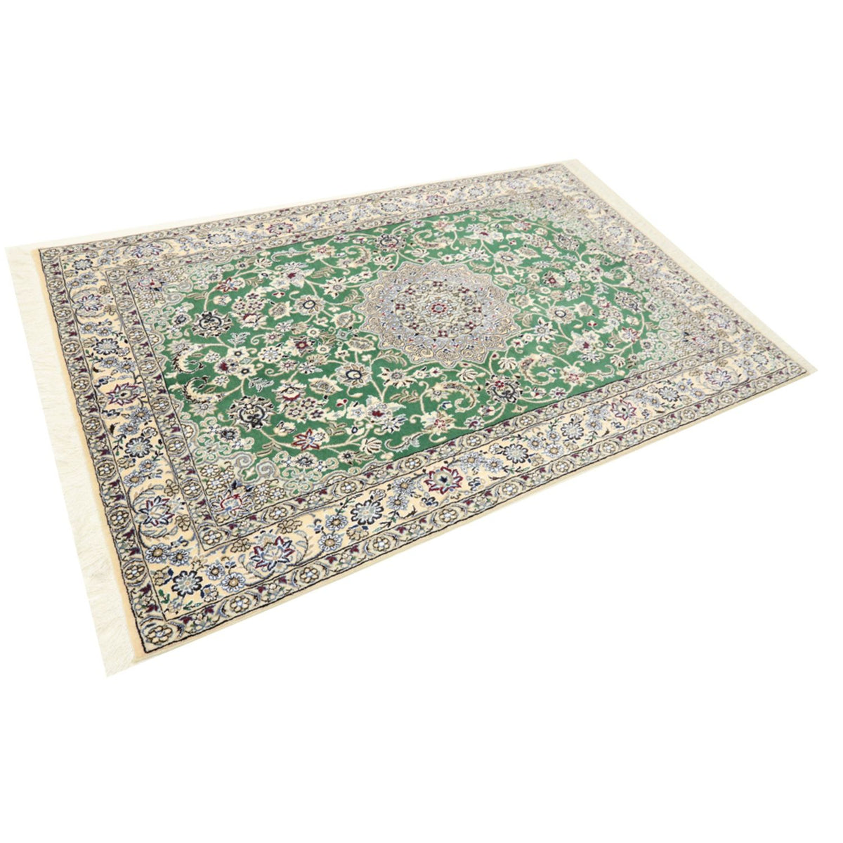Perser Rug - Nain - Royal - 198 x 130 cm - green