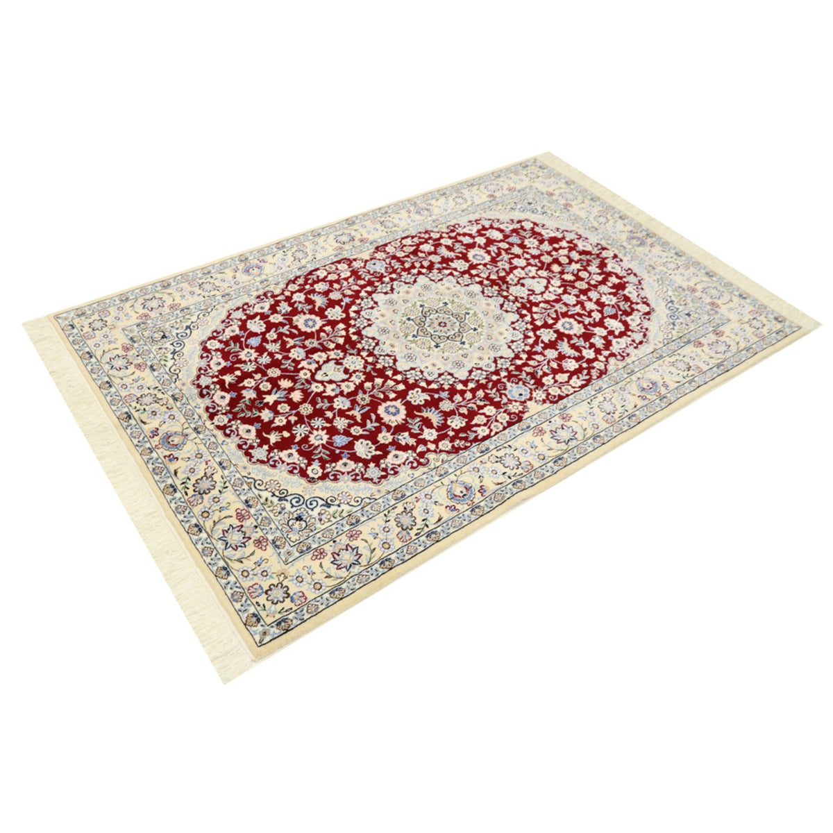 Perser Rug - Nain - Royal - 200 x 132 cm - red
