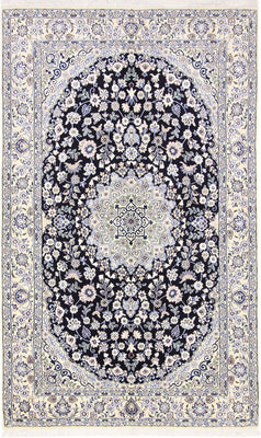 Perser Rug - Nain - Royal - 202 x 130 cm - dark blue