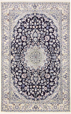 Perser Rug - Nain - Royal - 204 x 128 cm - dark blue