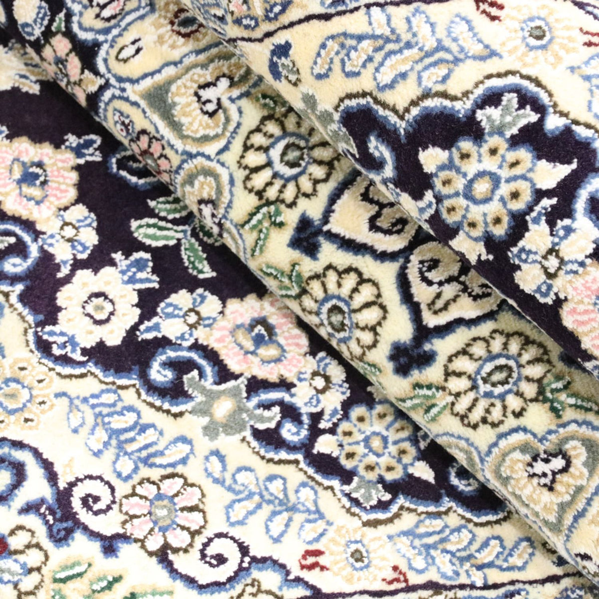 Perser Rug - Nain - Royal - 204 x 128 cm - dark blue