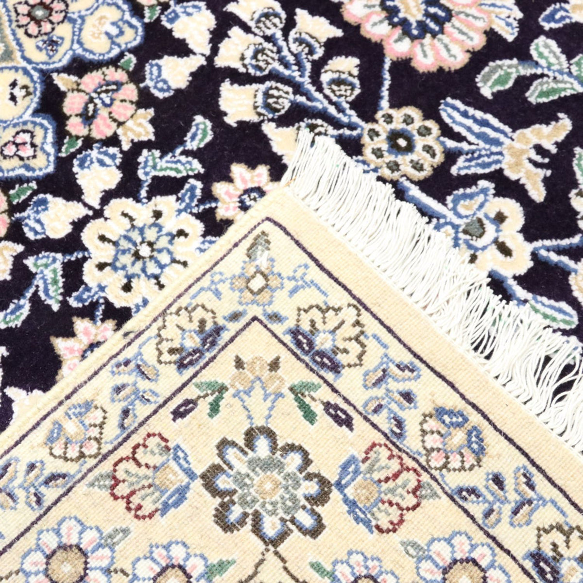 Perser Rug - Nain - Royal - 204 x 128 cm - dark blue