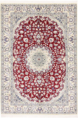 Perser Rug - Nain - Royal - 218 x 156 cm - red
