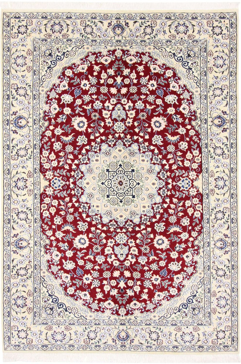 Perser Rug - Nain - Royal - 218 x 156 cm - red