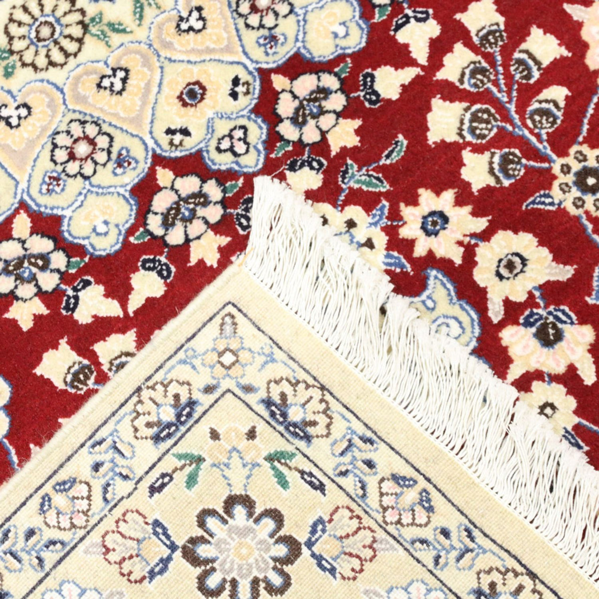 Perser Rug - Nain - Royal - 218 x 156 cm - red