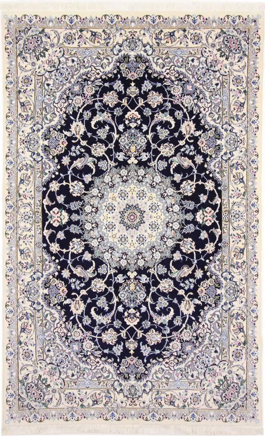 Perser Rug - Nain - Royal - 247 x 156 cm - dark blue