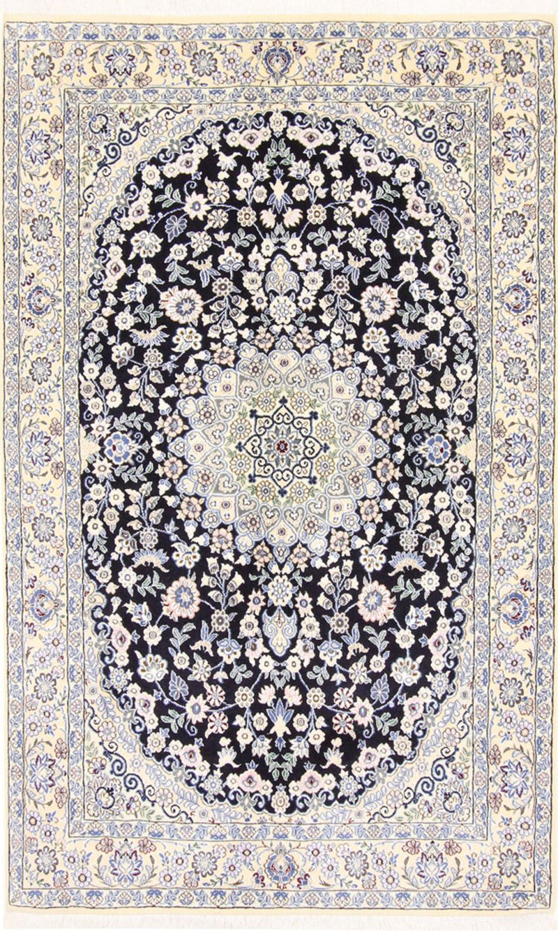 Perser Rug - Nain - Royal - 202 x 132 cm - dark blue
