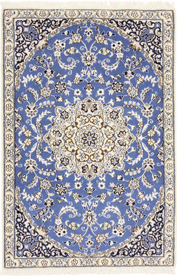 Perser Rug - Nain - Royal - 136 x 90 cm - blue