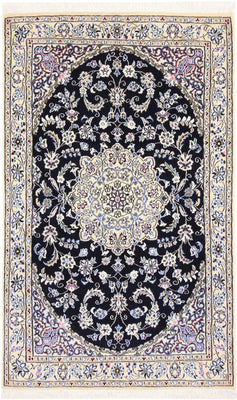 Perser Rug - Nain - Royal - 155 x 96 cm - dark blue
