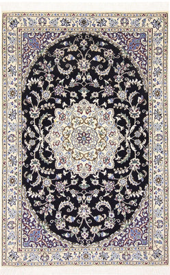 Perser Rug - Nain - Royal - 148 x 98 cm - dark blue
