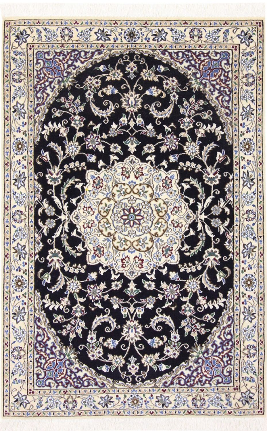 Perser Rug - Nain - Royal - 148 x 98 cm - dark blue