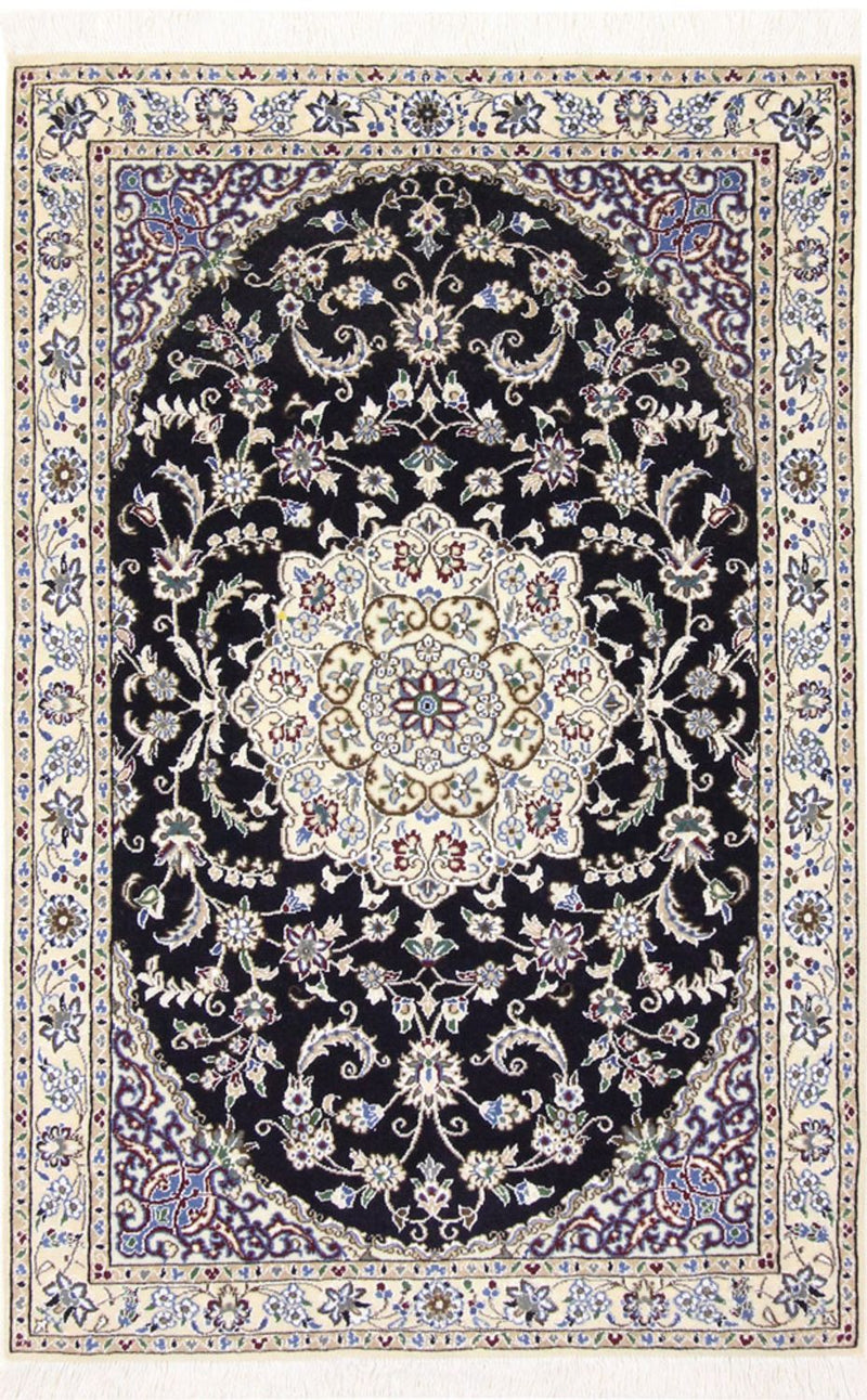 Perser Rug - Nain - Royal - 148 x 98 cm - dark blue