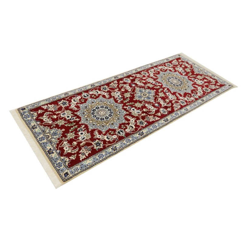 Runner Perser Rug - Nain - Royal - 203 x 81 cm - red