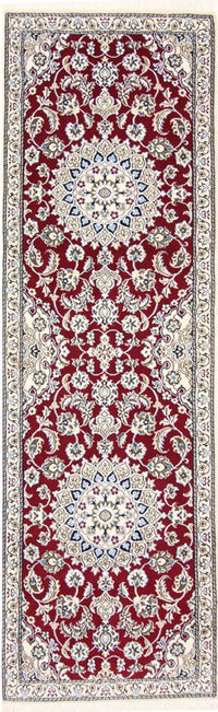 Runner Perser Rug - Nain - Royal - 197 x 62 cm - red