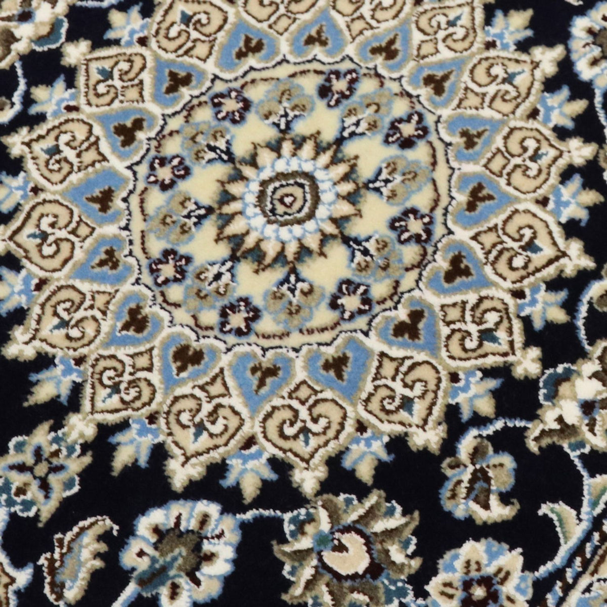 Runner Perser Rug - Nain - Royal - 196 x 61 cm - dark blue