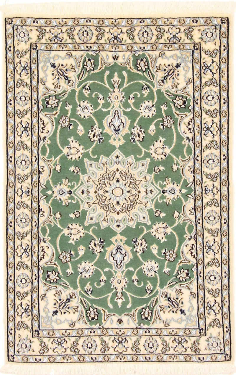 Perser Rug - Nain - Royal - 98 x 64 cm - green