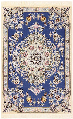 Perser Rug - Nain - Royal - 90 x 60 cm - blue