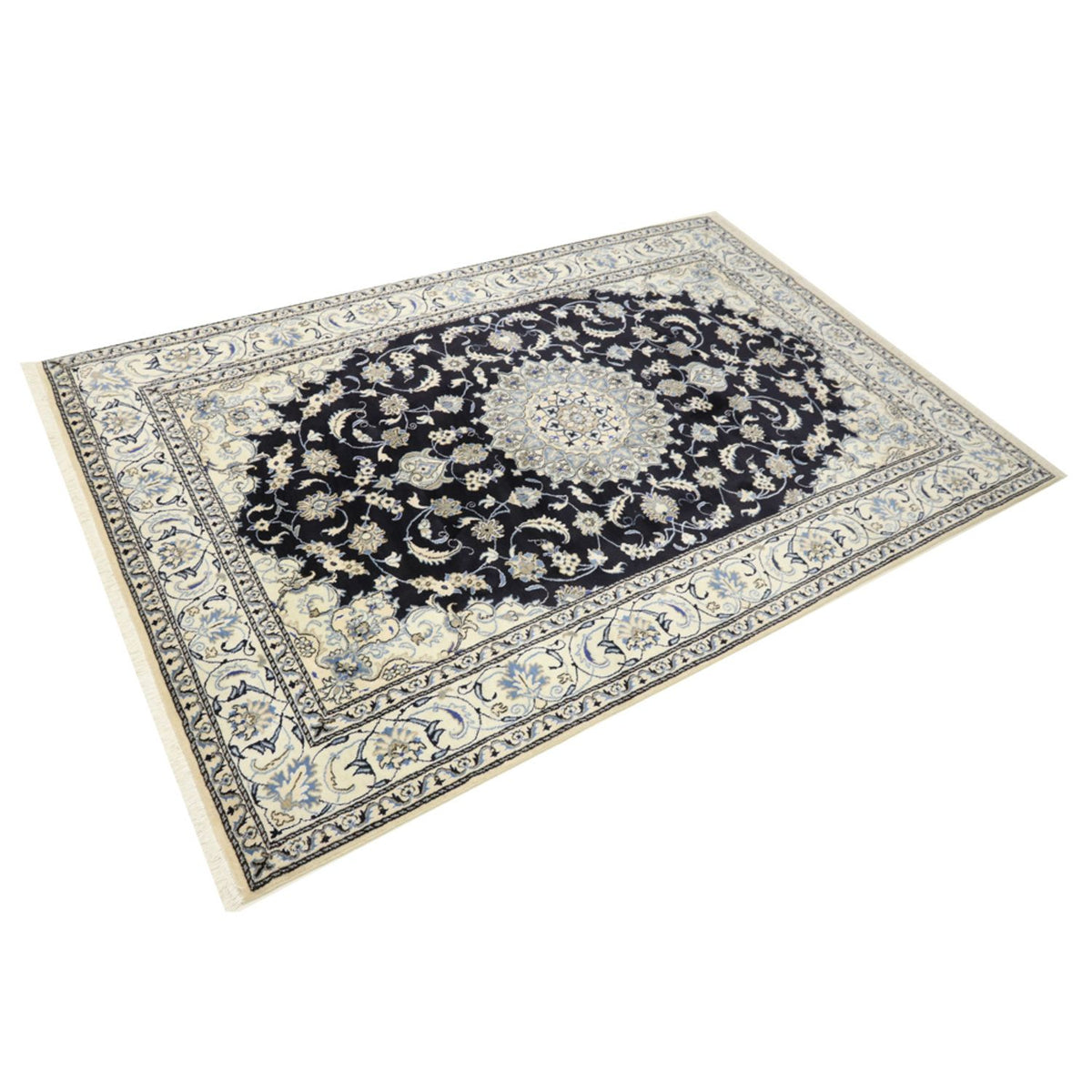 Perser Rug - Nain - 294 x 195 cm - dark blue