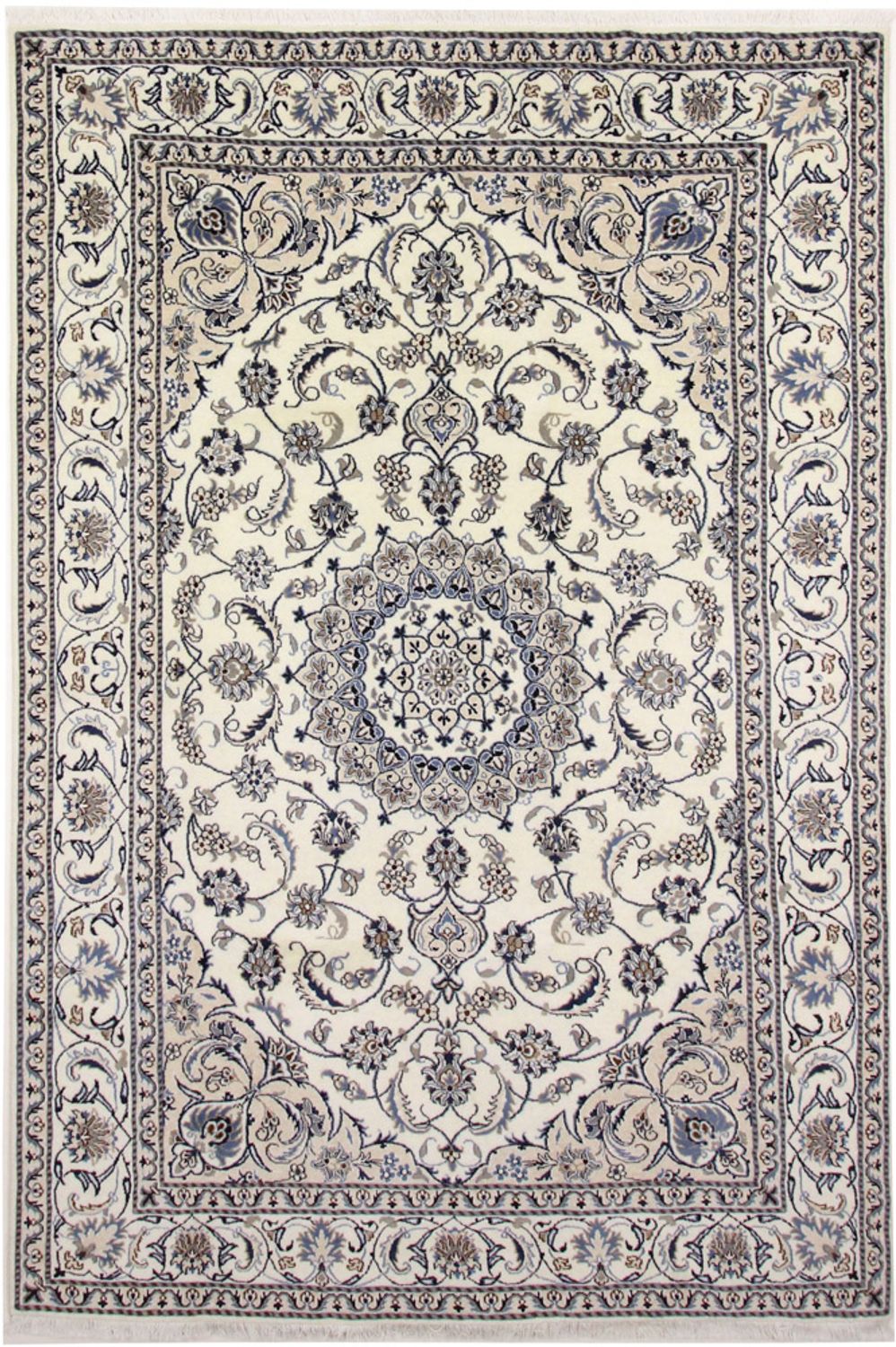 Perser Rug - Nain - 286 x 193 cm - cream